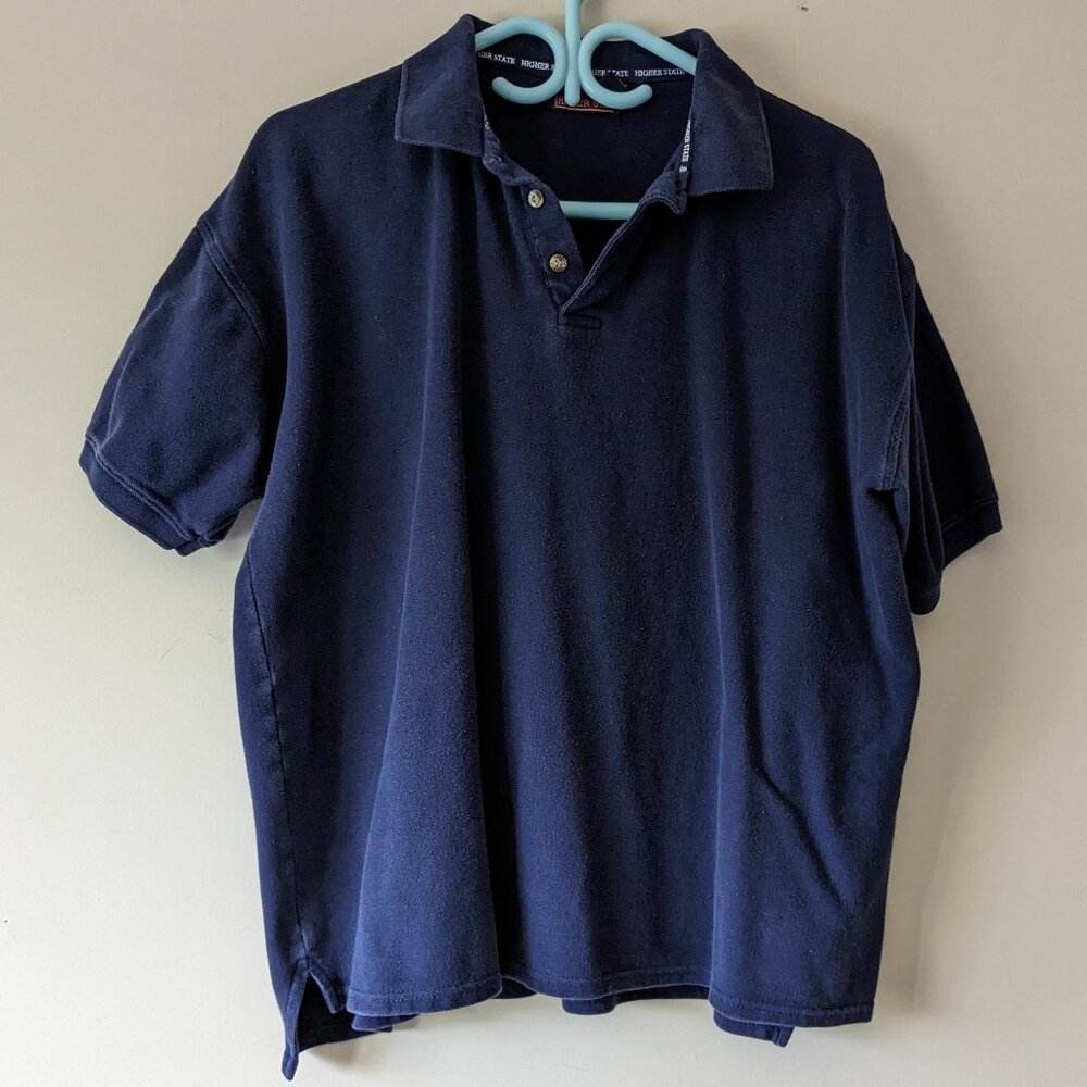 Blue cotton Polo